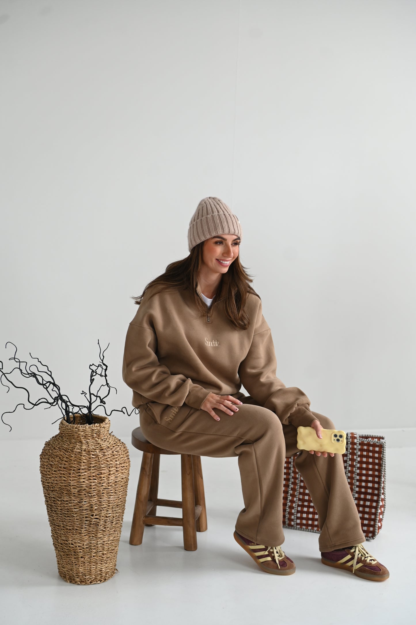 MOCHA Quarter zip.