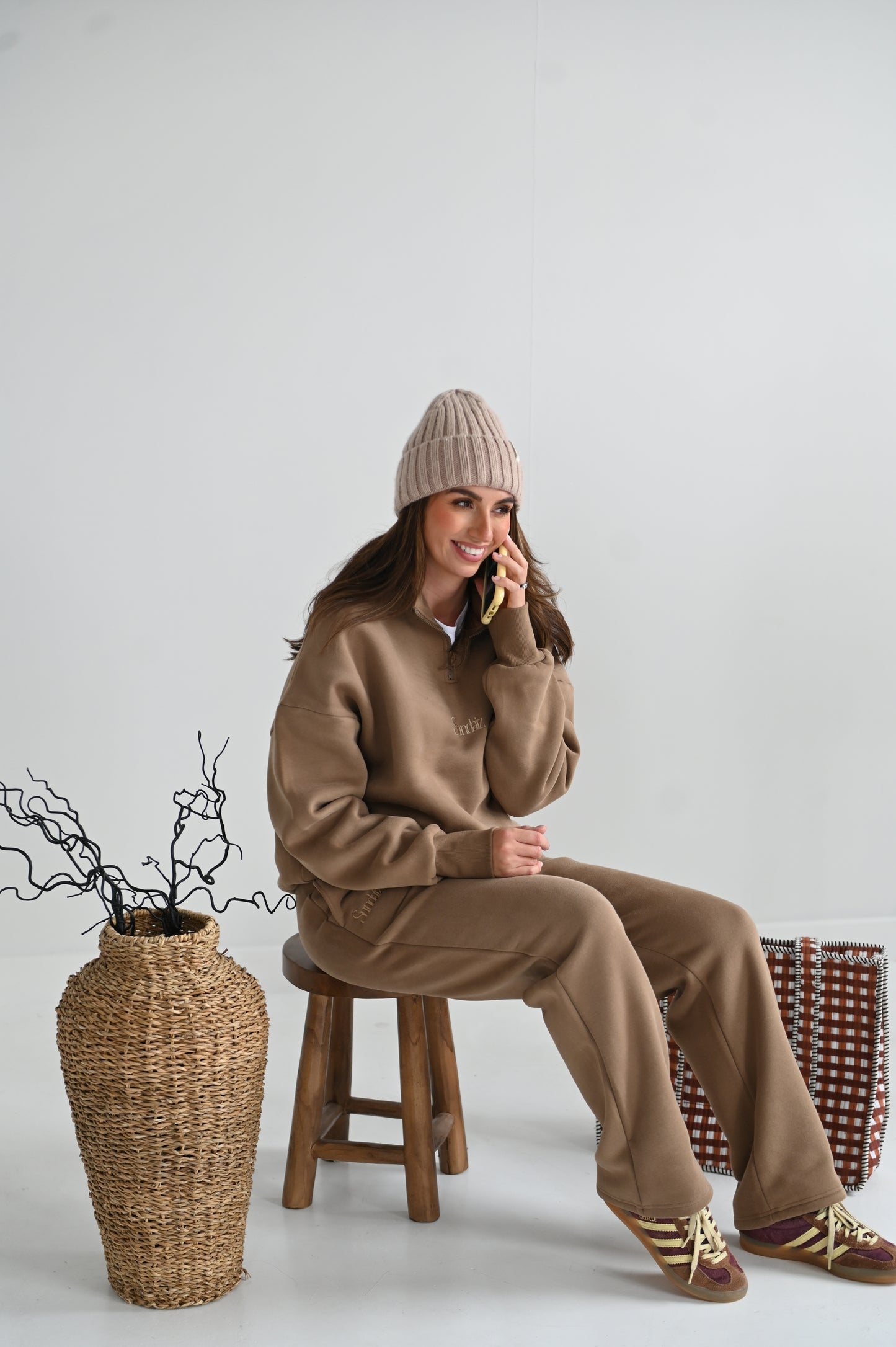 MOCHA Quarter zip.