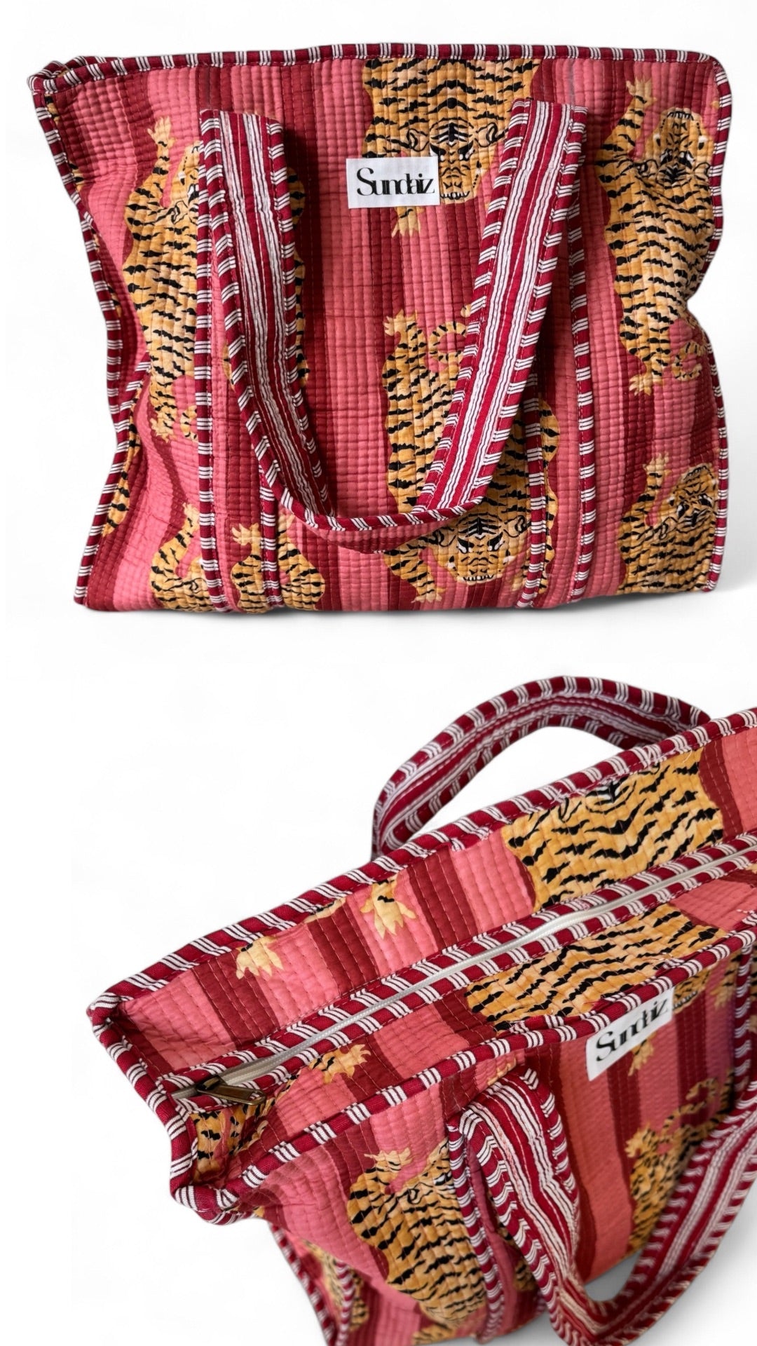 Tiger tote bag 18x18 SALE