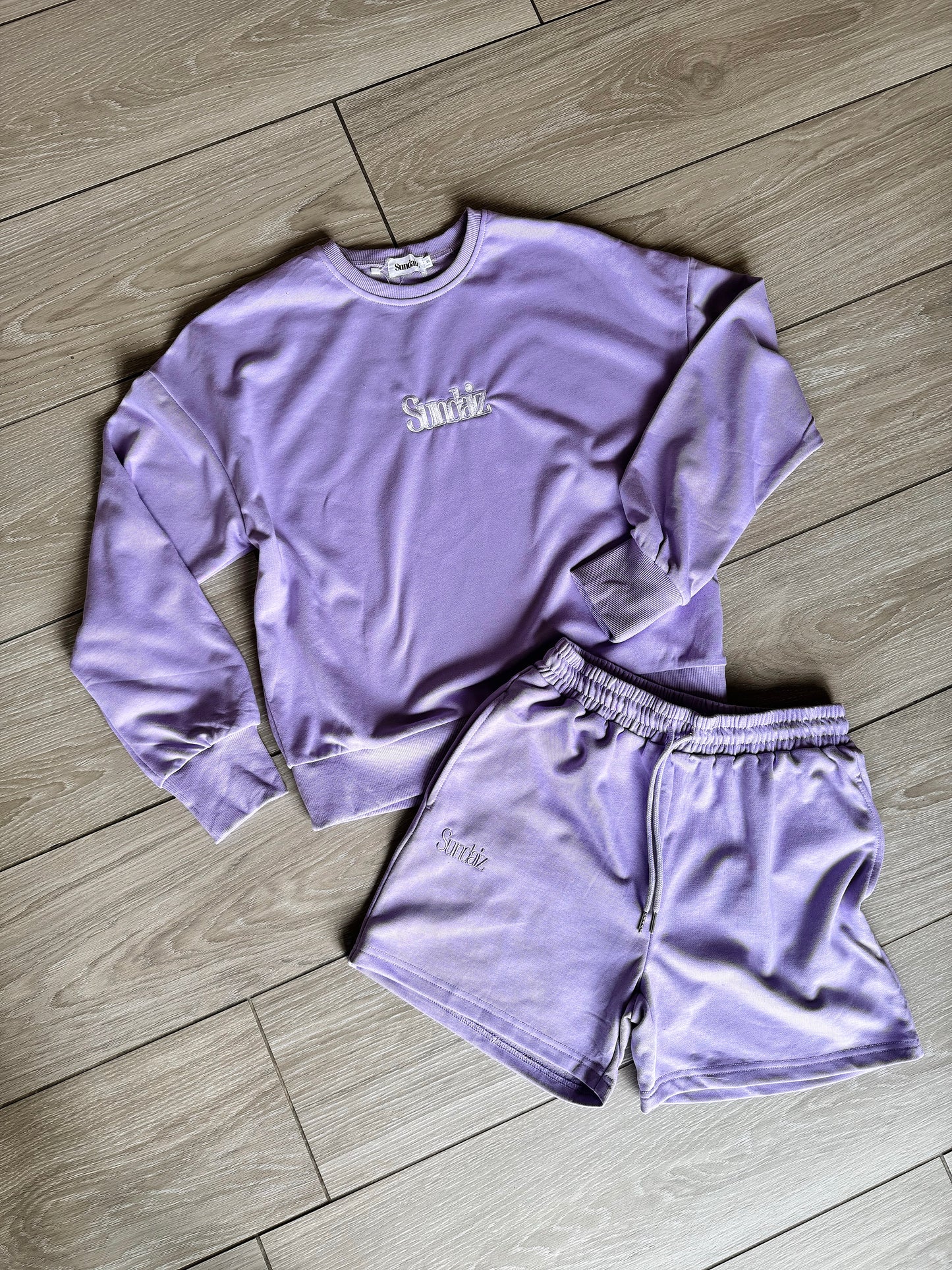 Lilac French Cotton oversized sweatshirt. 40% OFF was £38