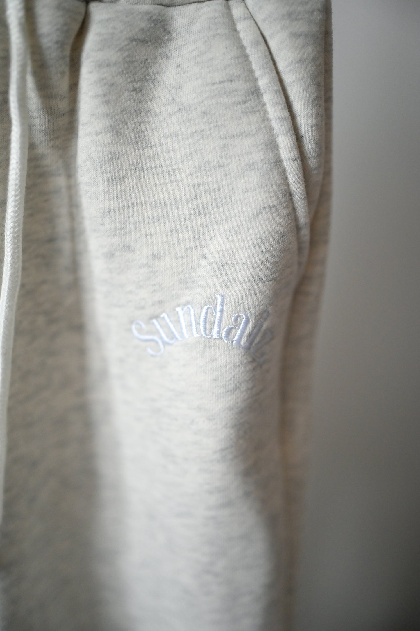 Fleece Joggers in Marl Grey