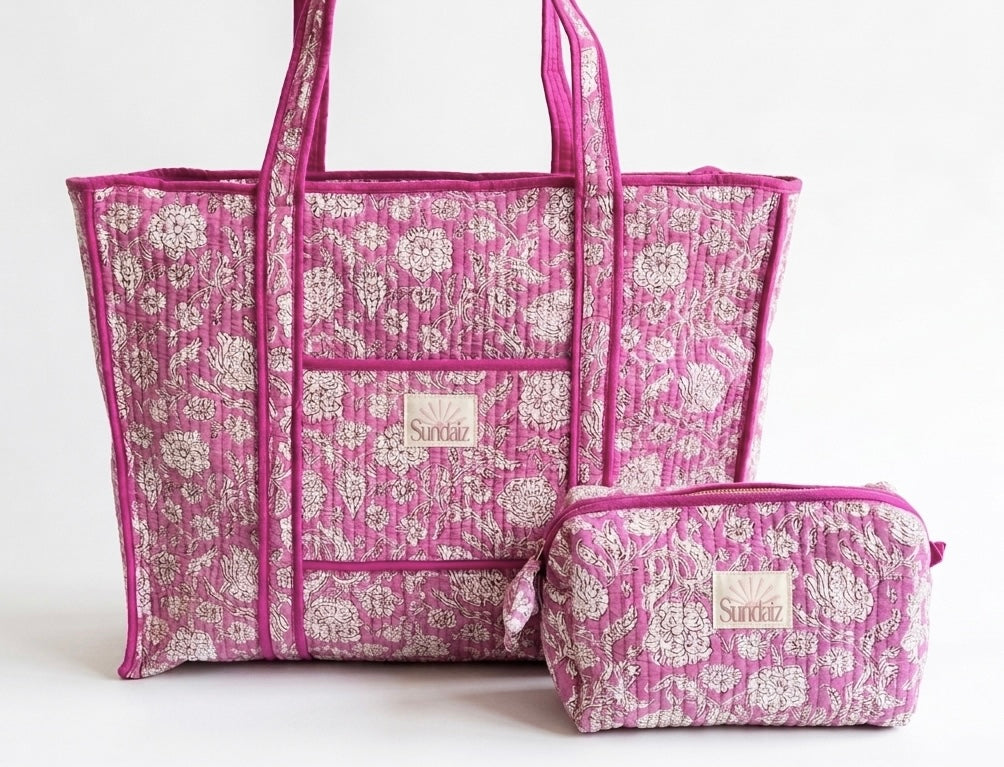 Grape Floral Bags and Accessories
