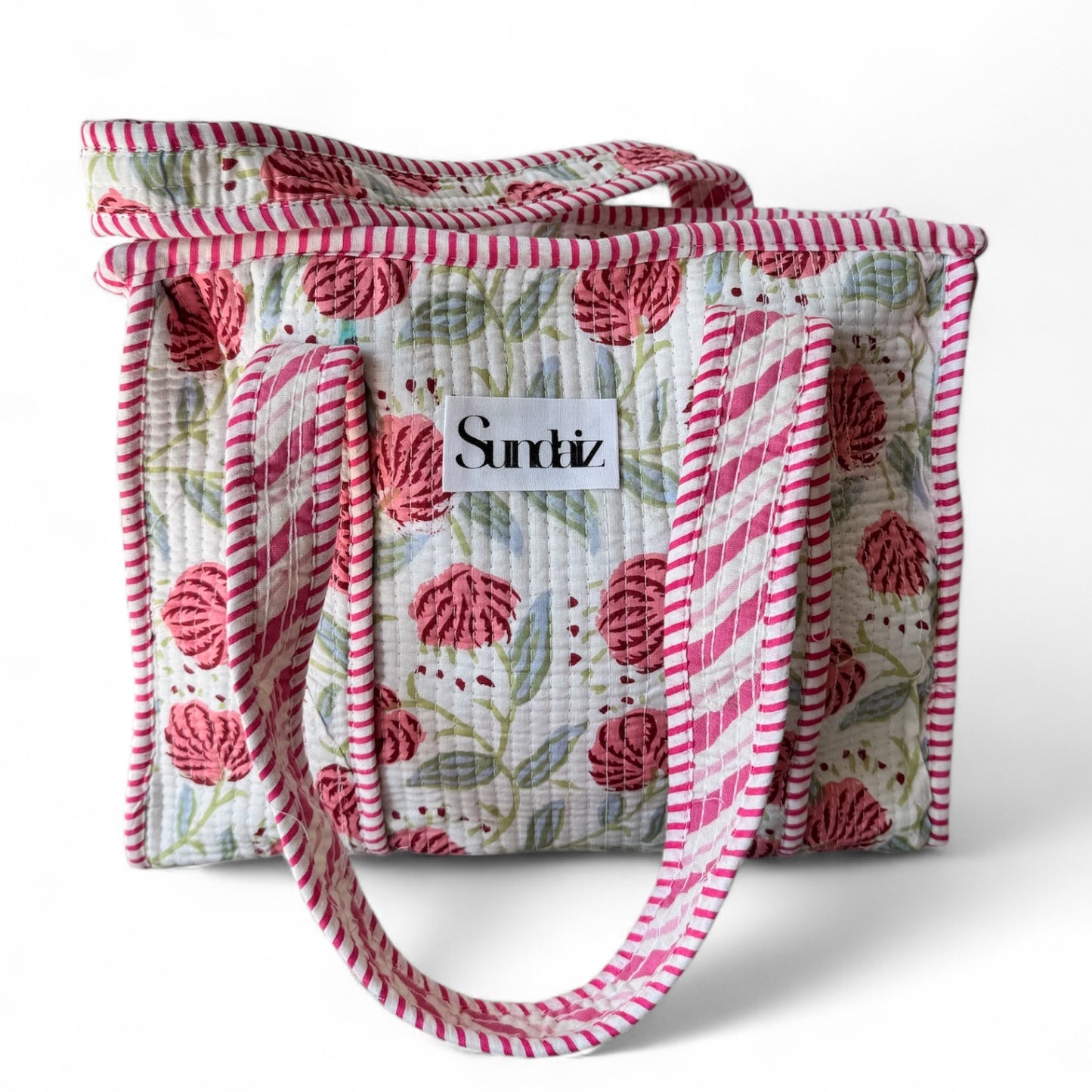 Medium floral tote bag 12x12