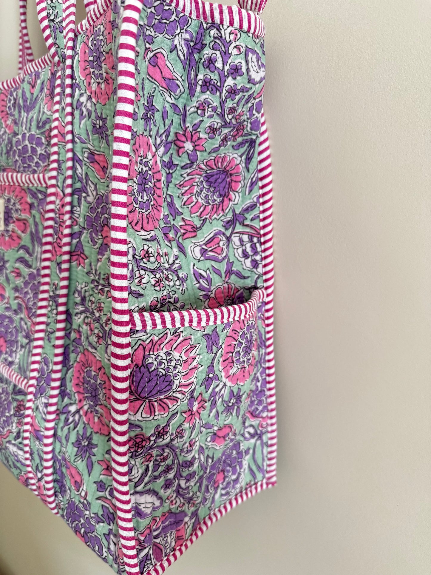 Plum & Sage Floral Totes and Accessories