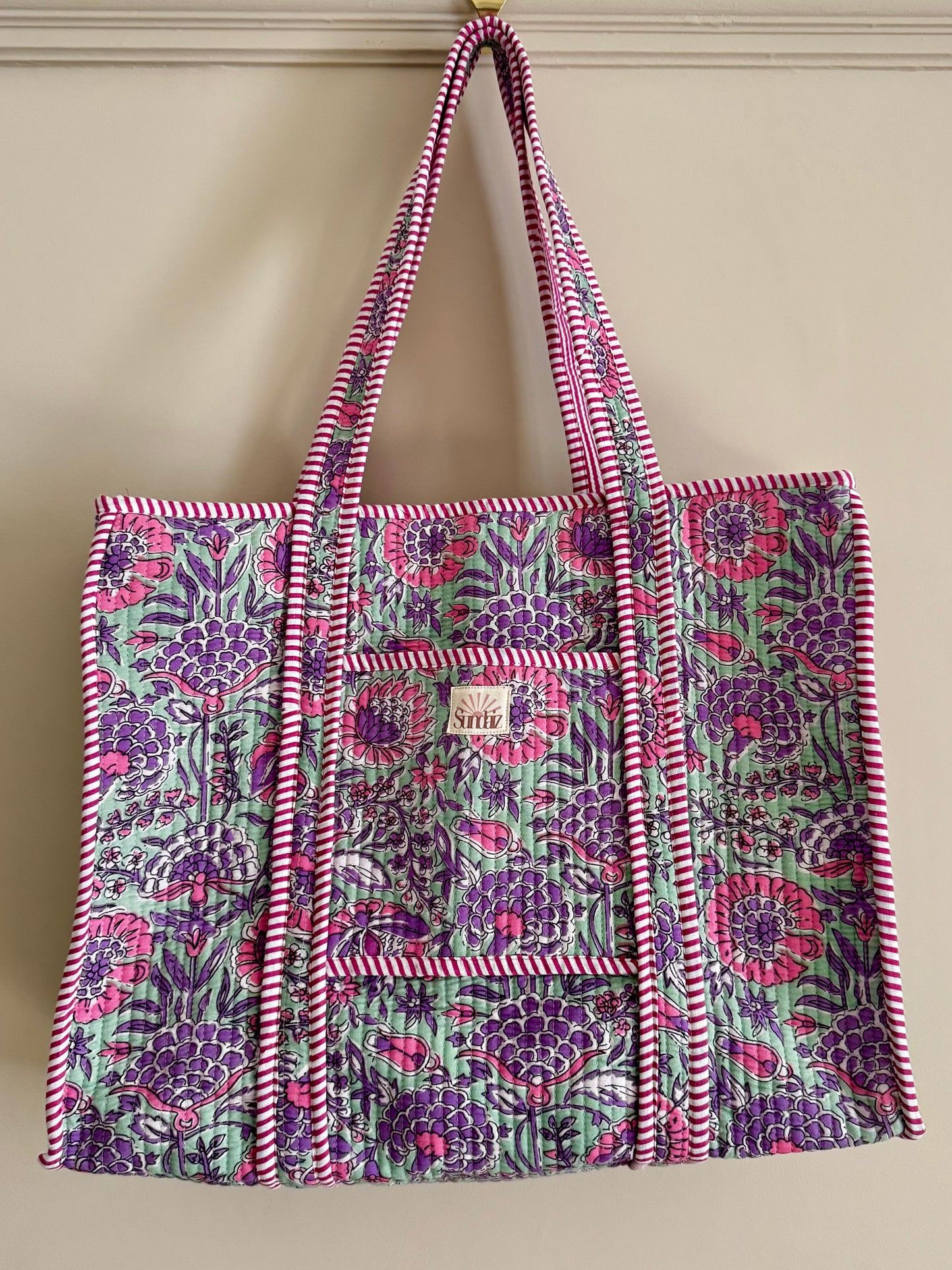 Plum & Sage Floral Totes and Accessories