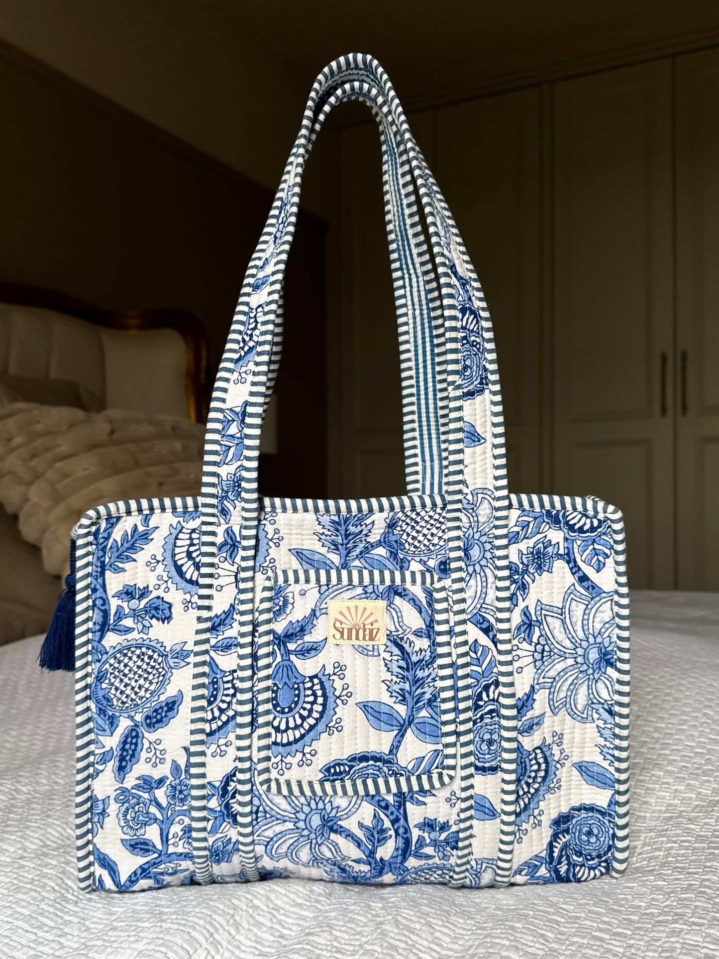 Blue Pottery Totes and Accessories