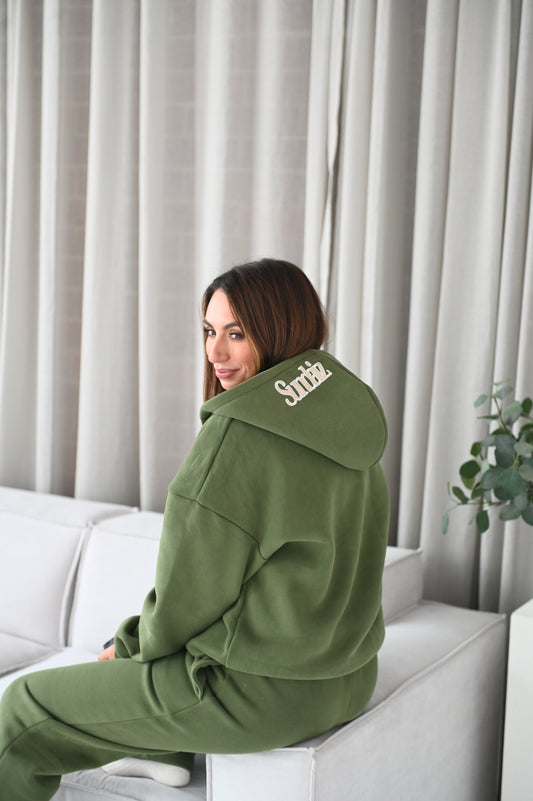 OLIVE Hoodie with zipper