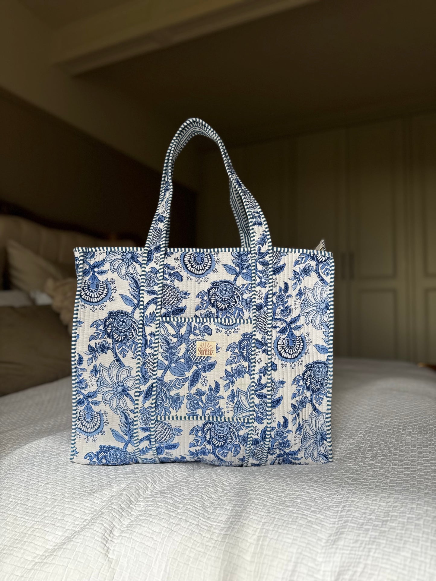 Blue Pottery Totes and Accessories