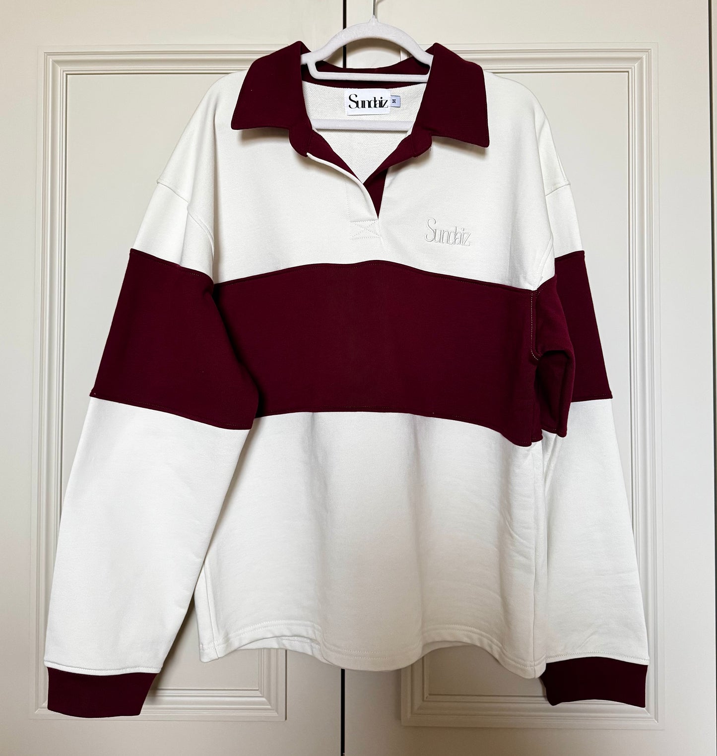 100% Cotton Jersey in Ruby. SALE 30% OFF