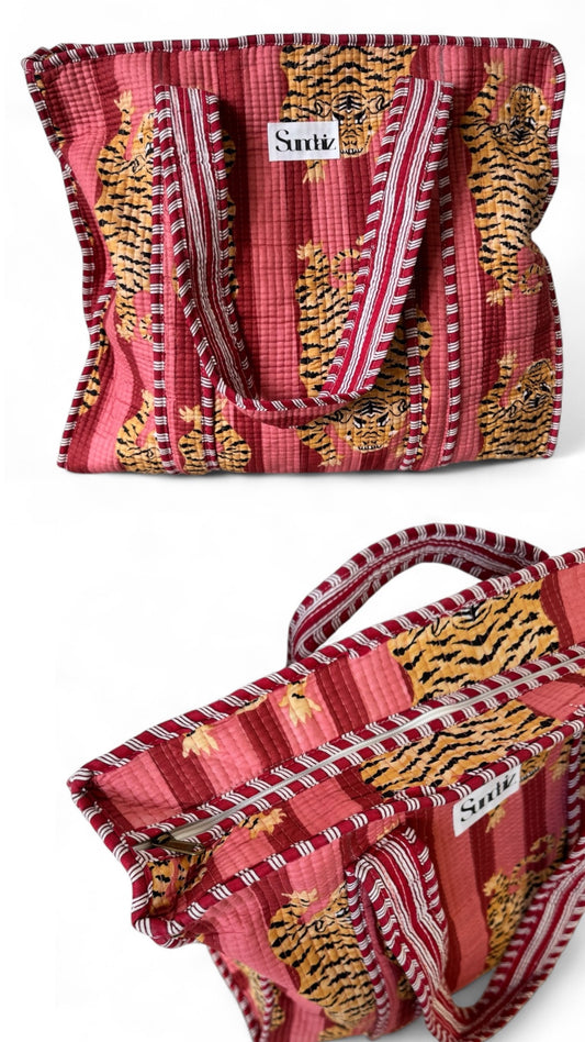 Tiger tote bag 18x18 SALE