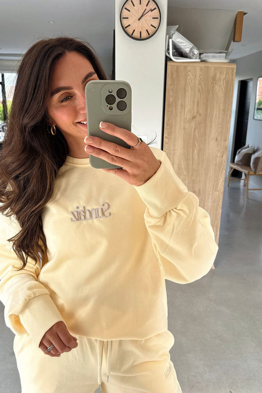 Yellow sweatshirt. SALE 75% OFF