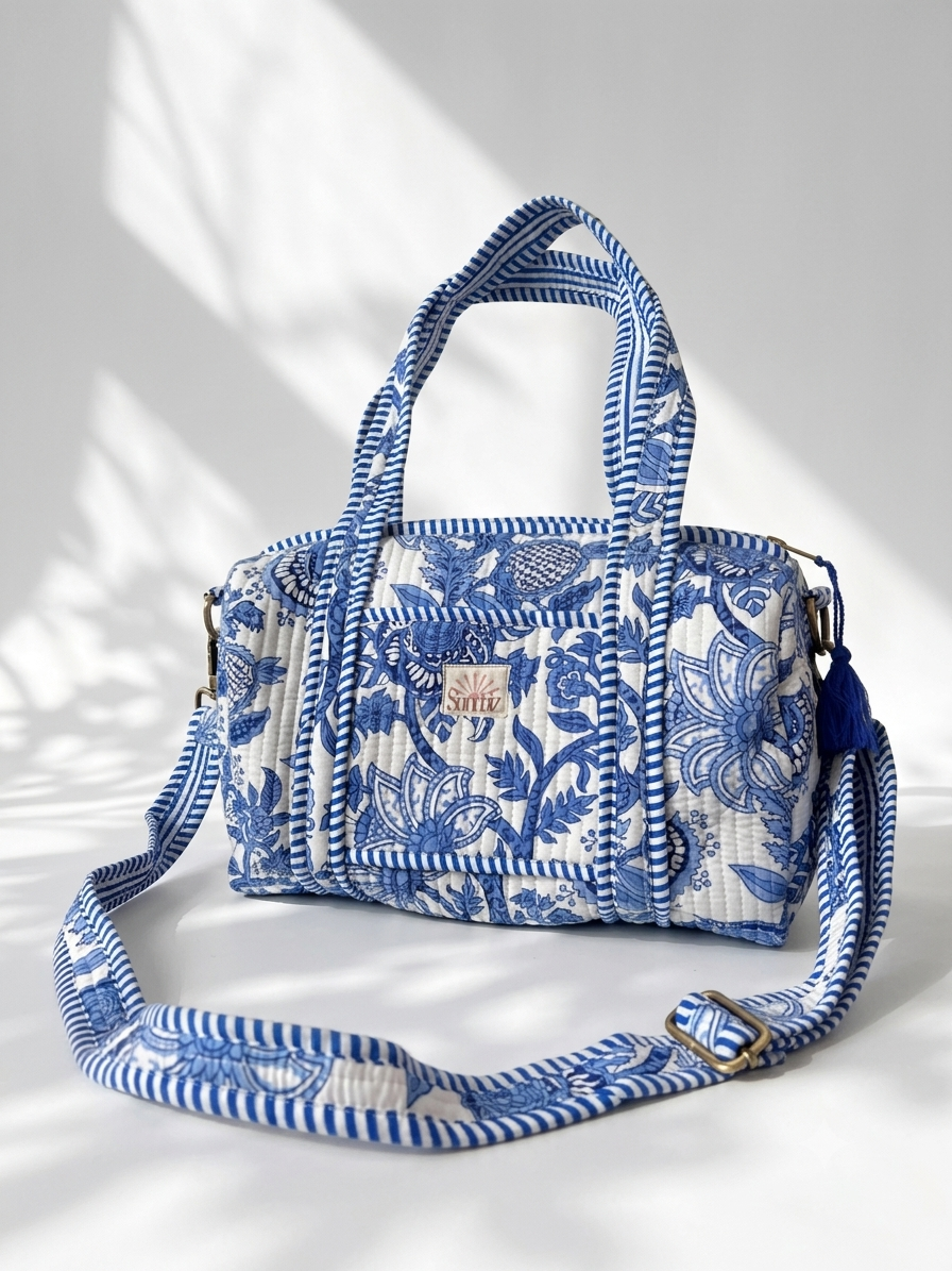 Blue Pottery Totes and Accessories