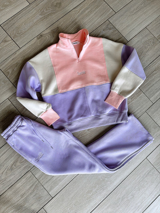 Lilac Fleece straight leg pants 40% off was £32