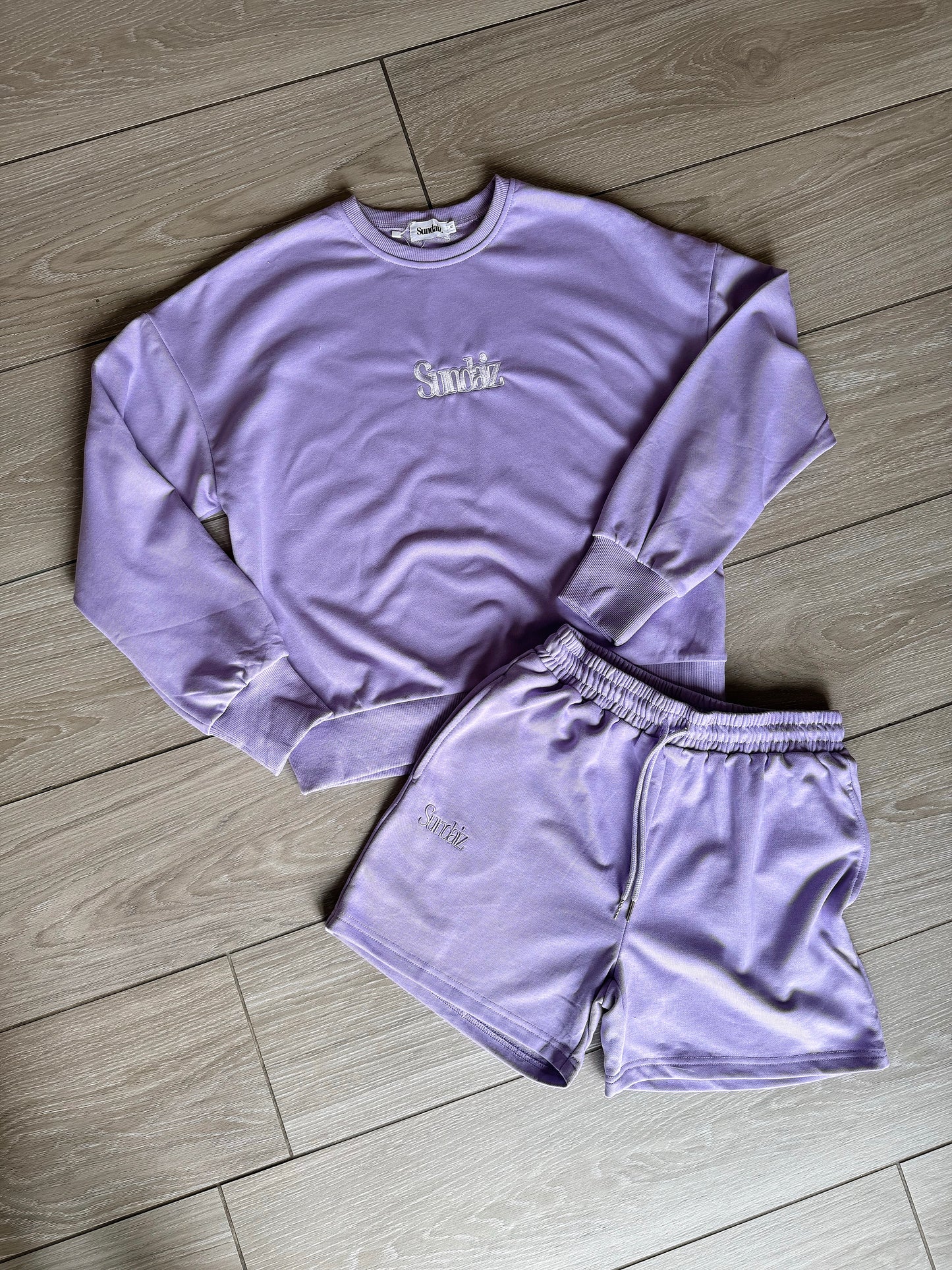 Lilac French Cotton oversized sweatshirt. 40% OFF was £38