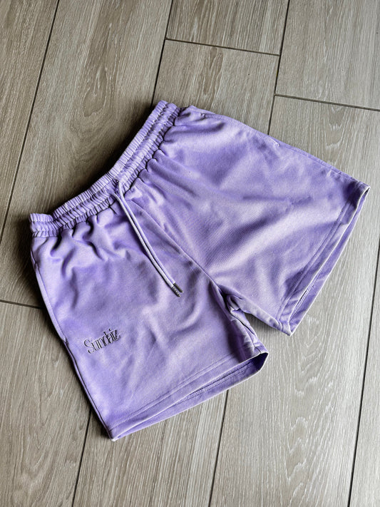 Lilac French Cotton shorts 50% off was £22