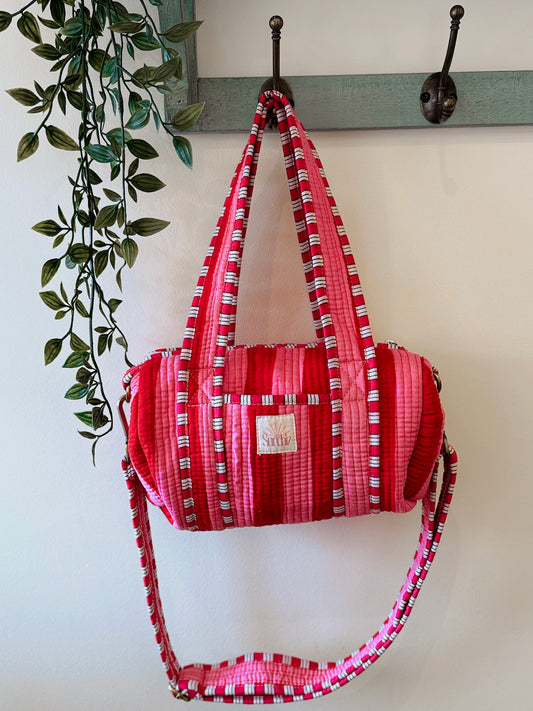 Valentines mini duffle.