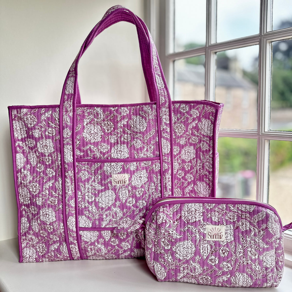 Grape Floral Bags and Accessories