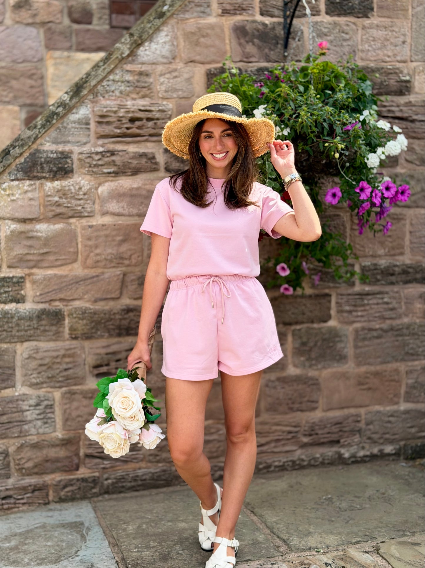 Pink French Cotton Shorts