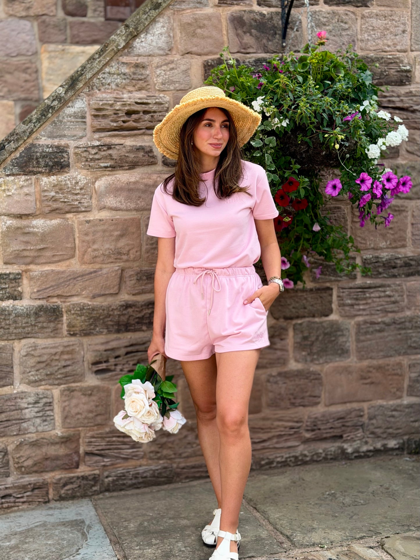 Pink French Cotton Shorts