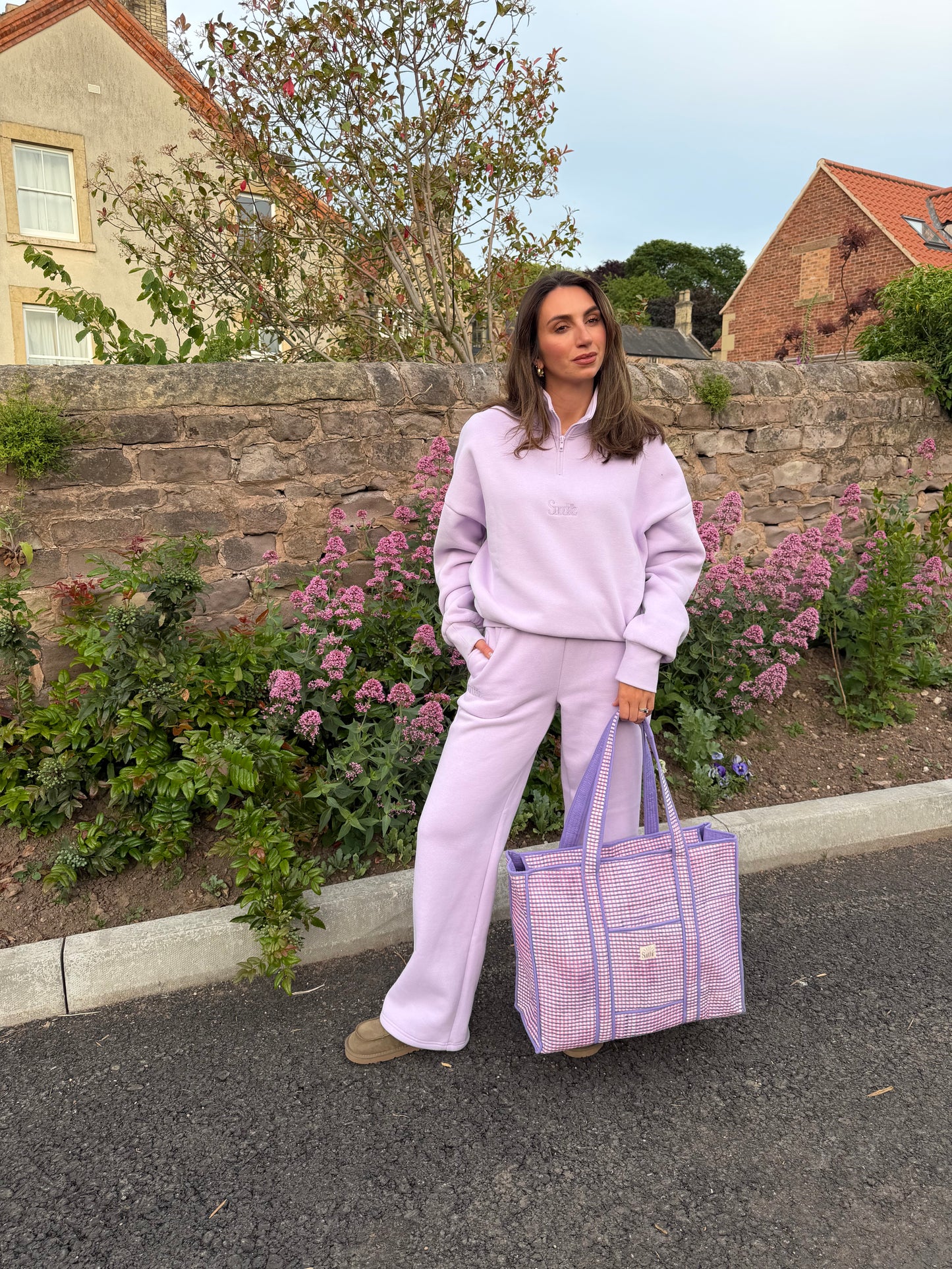 Lilac Quarter zip.