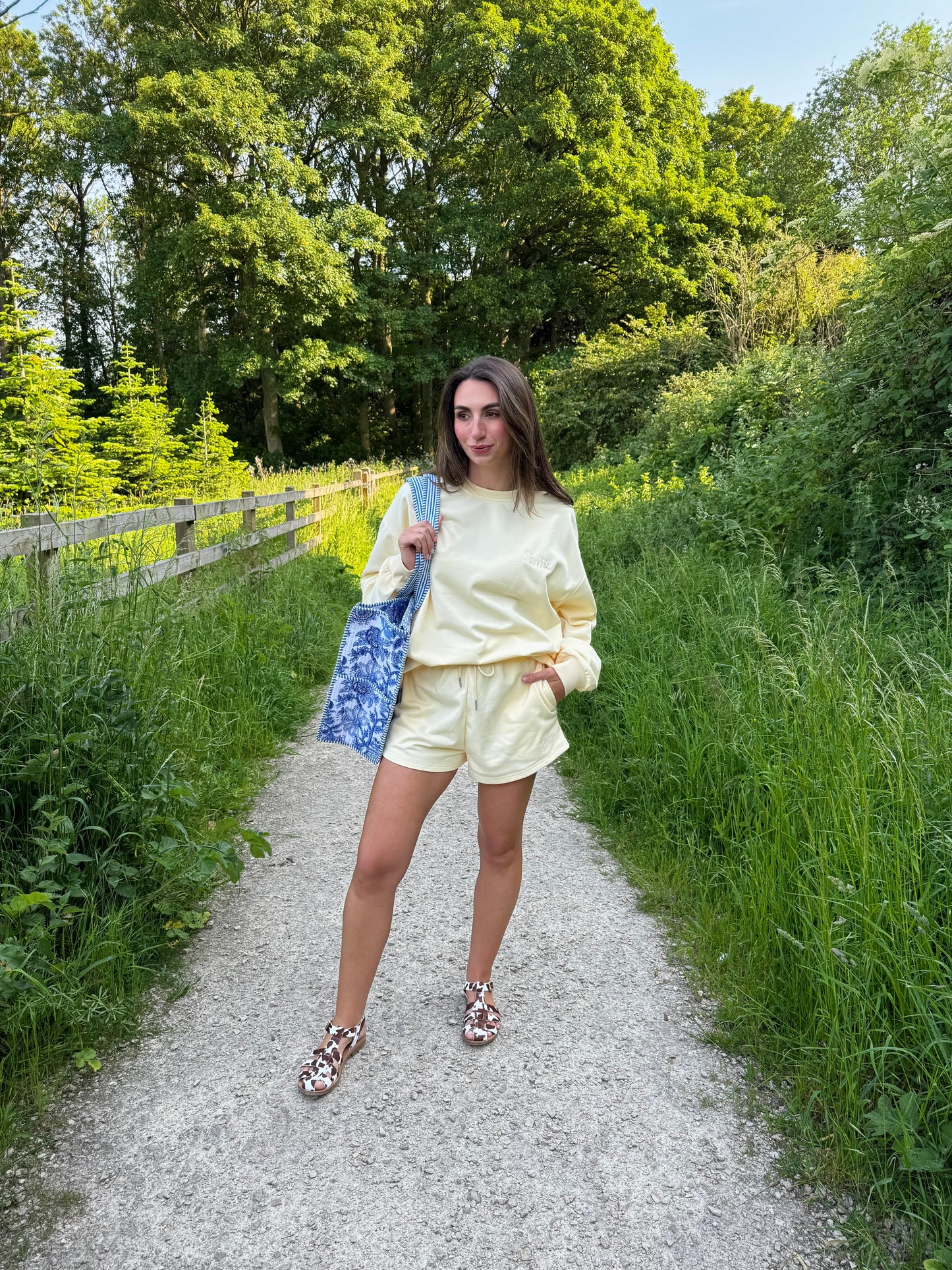 Lemon French Cotton Sweatshirt