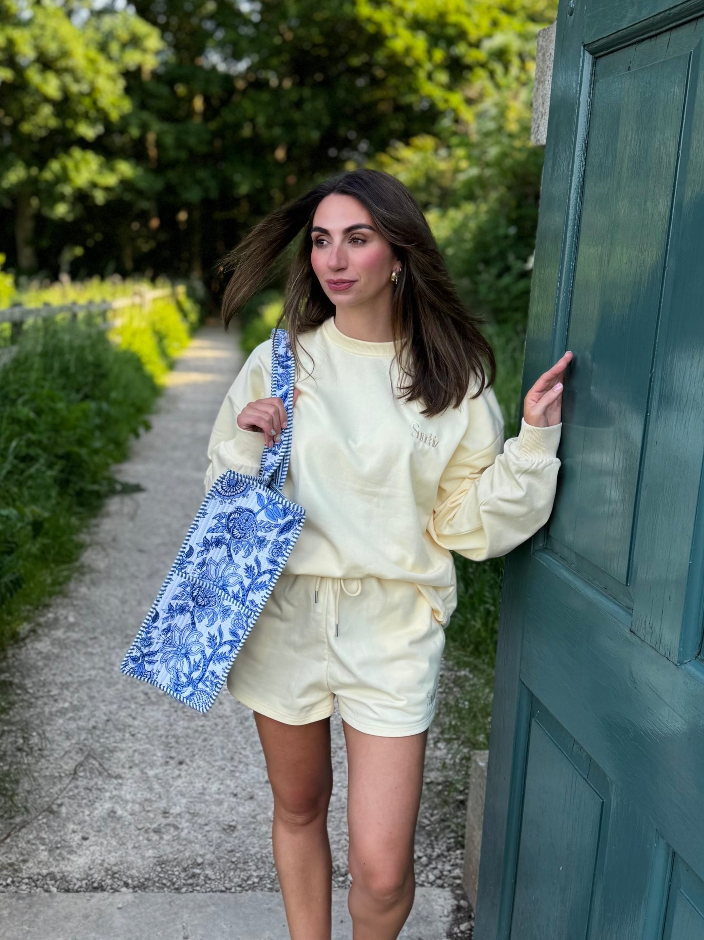 Lemon French Cotton Sweatshirt