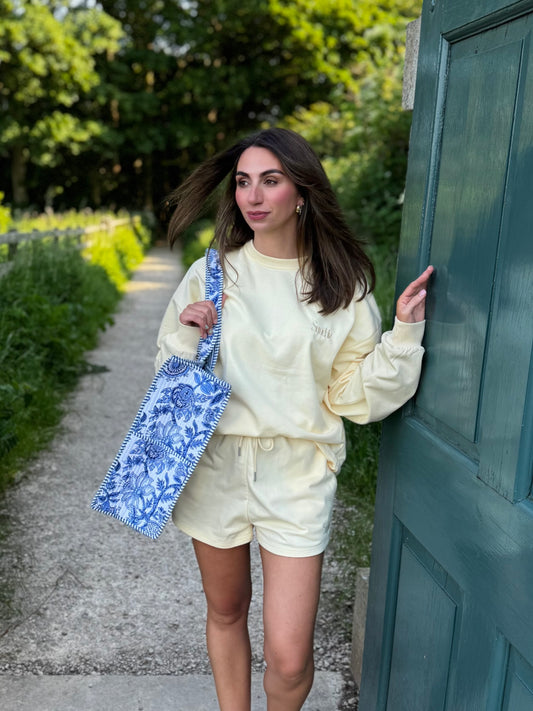 Lemon French Cotton Sweatshirt