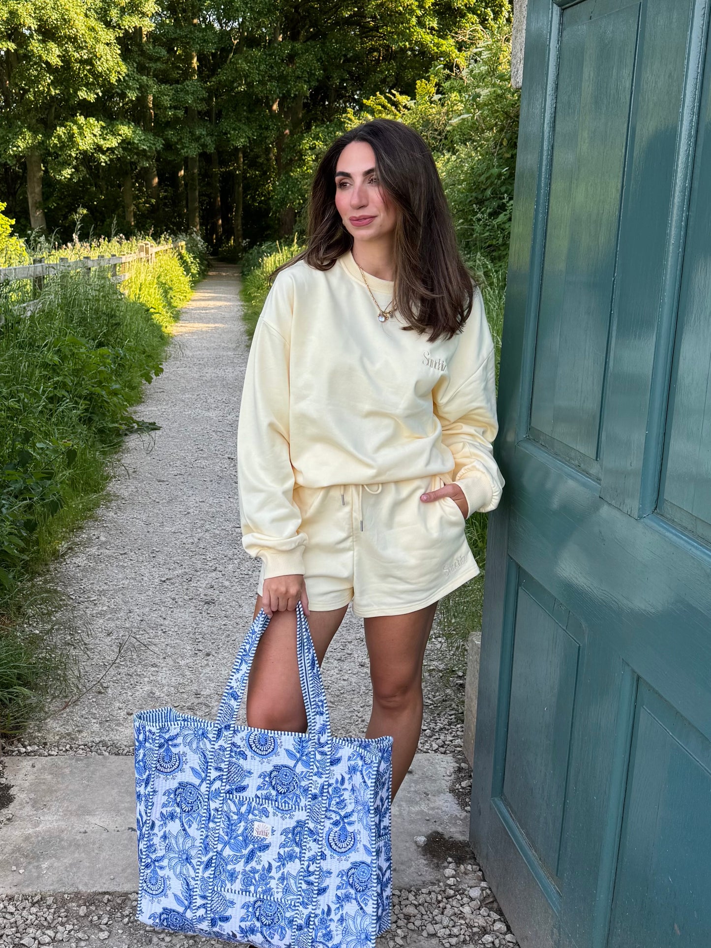 Lemon French Cotton Sweatshirt