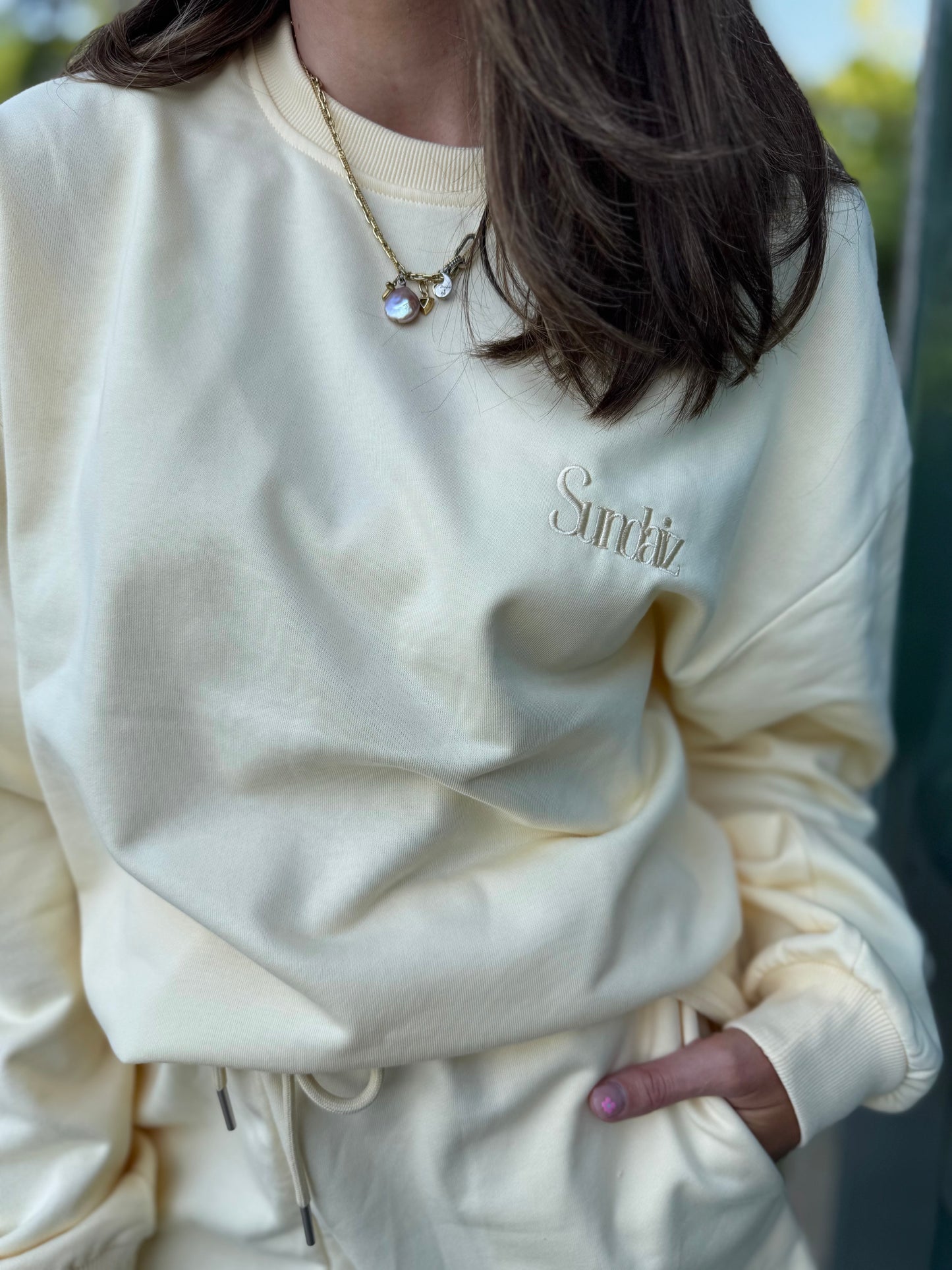 Lemon French Cotton Sweatshirt