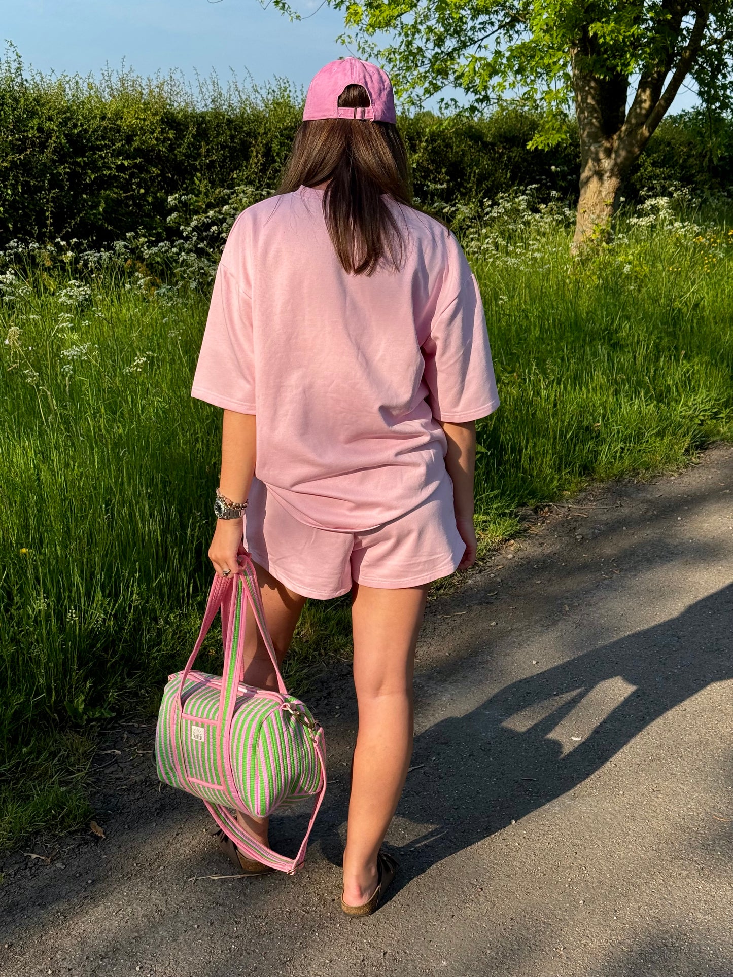 Pink French Cotton Shorts
