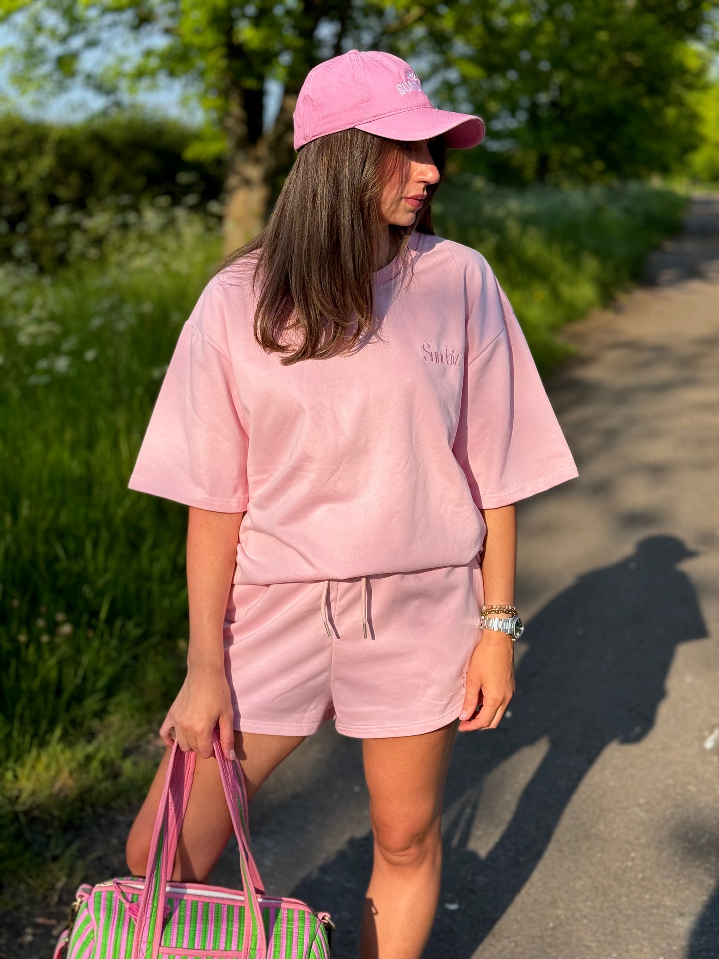 Pink French Cotton Shorts